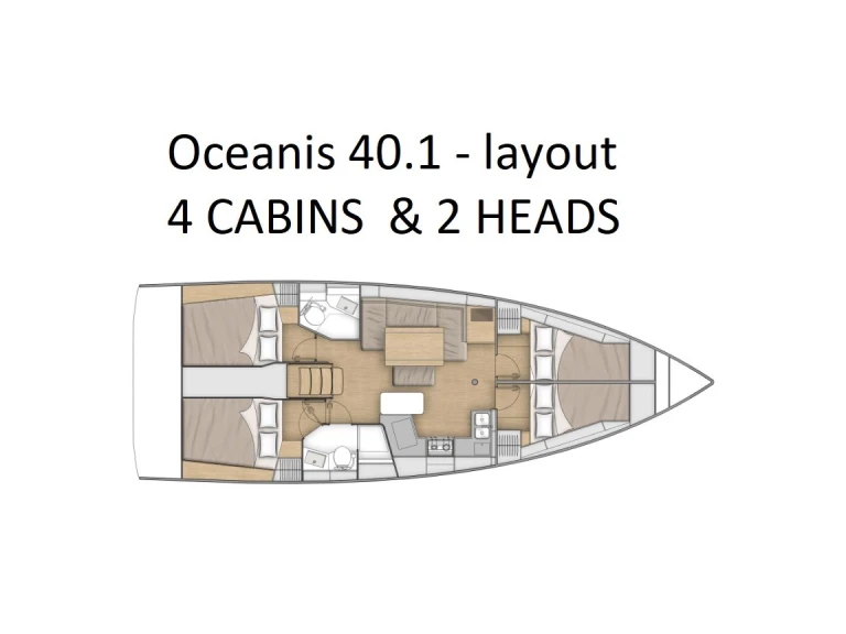 Huur een Bénéteau Oceanis 40.1 in Carloforte