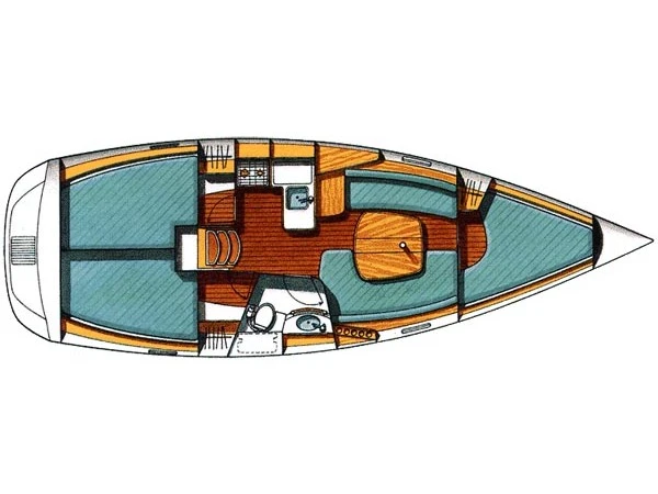 Huur een Bénéteau Oceanis 331 Clipper in Trogir