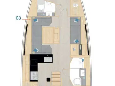 Verhuur Zeilboot Hanse met vaarbewijs