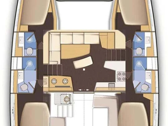 Verhuur Catamaran in Šibenik - Lagoon Lagoon 42