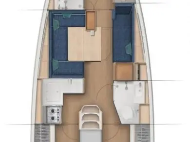 Bootverhuur Jeanneau Sun Odyssey 380 Performance - 3 cab. in Biograd na Moru via SamBoat