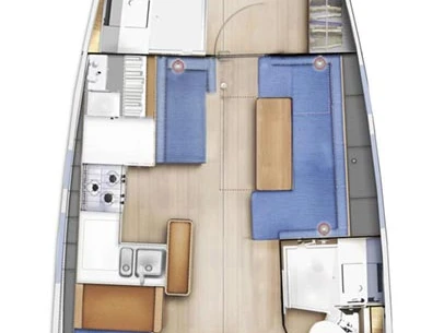 Verhuur Zeilboot Jeanneau met vaarbewijs