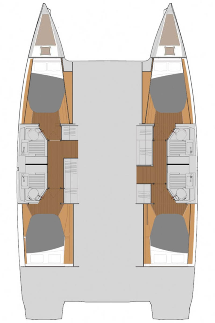 Verhuur Catamaran Fountaine Pajot met vaarbewijs