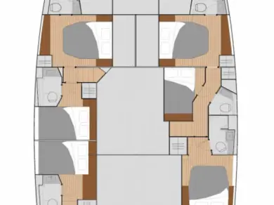 Verhuur Catamaran in Road Town - Fountaine Pajot Saba 50