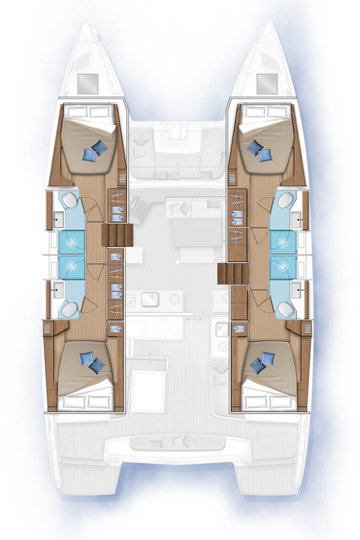 Huur een Lagoon Lagoon 46 in Road Town