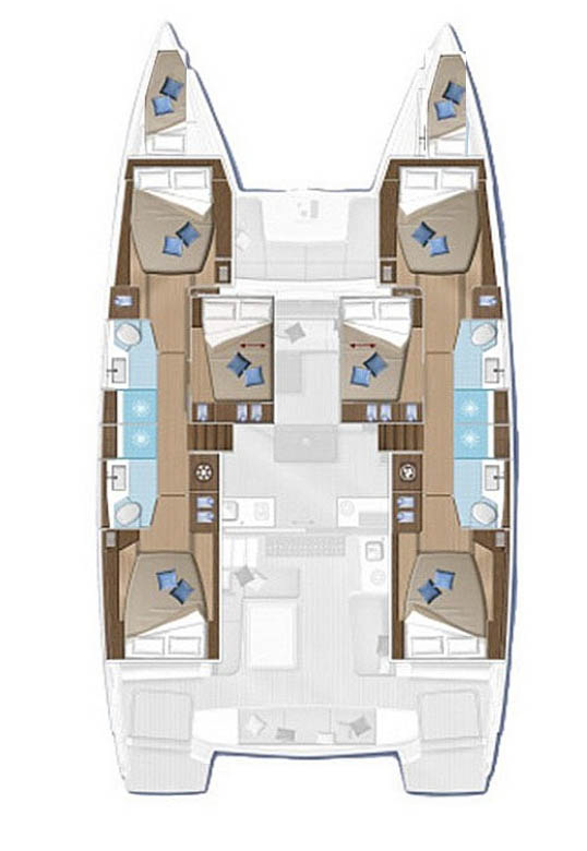 Huur Catamaran met of zonder schipper Lagoon in Road Town
