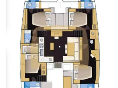Verhuur Catamaran Lagoon met vaarbewijs