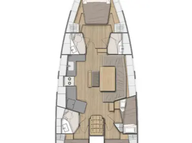 Huur een Bénéteau Oceanis 46.1 in Seget Donji