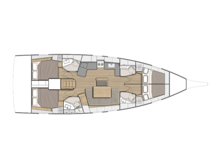 Verhuur Zeilboot in Marmaris (district) - Bénéteau Oceanis 46.1