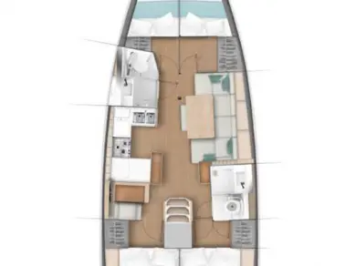 Bootverhuur Seget Donji goedkoop Sun Odyssey 440