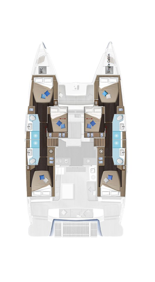 Bootverhuur Lagoon Lagoon 51 in Lávrio via SamBoat