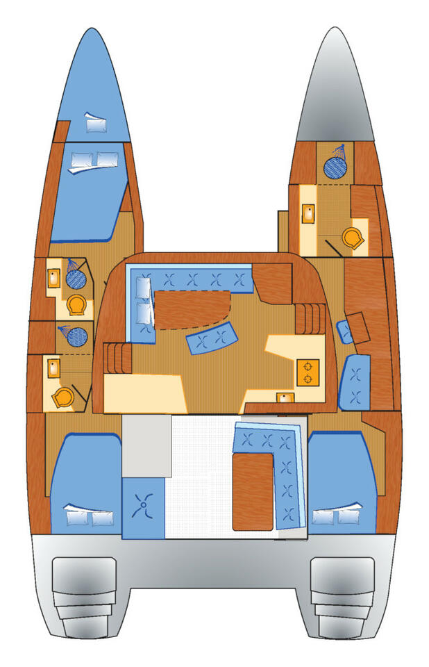 Catamaran te huur in Biograd na Moru voor de beste prijs