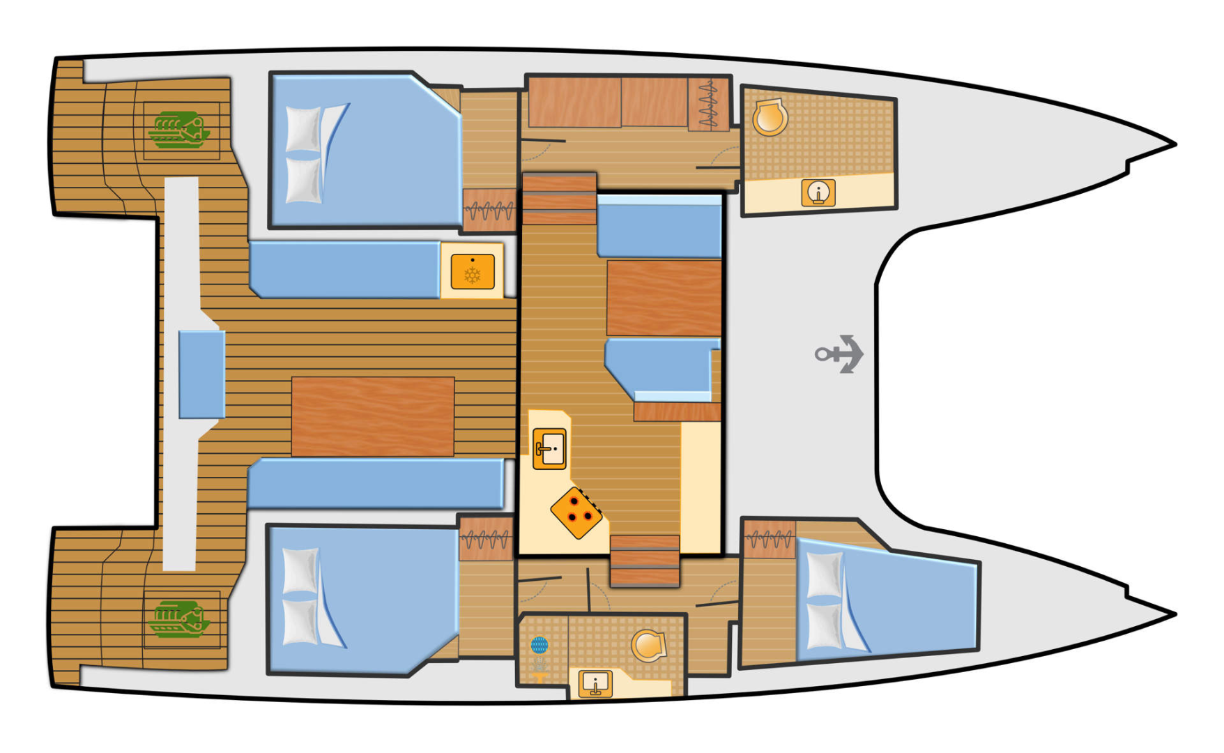 Huur een Nautitech Nautitech 40 in Rogoznica