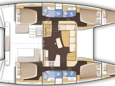 Verhuur Catamaran in Lefkáda - Lagoon Lagoon 42