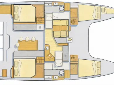 Verhuur Catamaran Nautitech met vaarbewijs