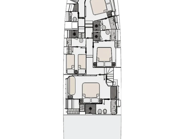 Bootverhuur Azimut Azimut 78 Fly - 4 + 1 cab. in Podstrana via SamBoat
