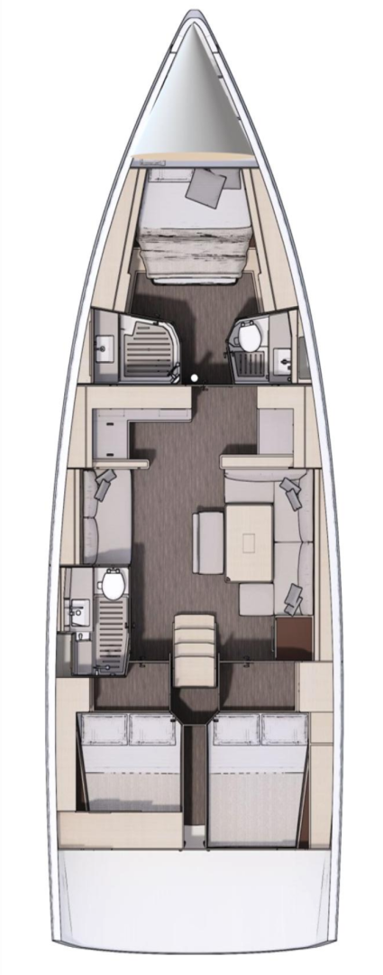 Verhuur Zeilboot Dufour met vaarbewijs