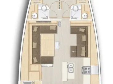 Verhuur Zeilboot in Trogir - Hanse Hanse 588