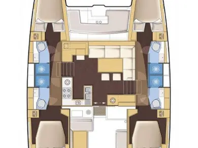 Verhuur Catamaran in Álimos - Lagoon Lagoon 450 F