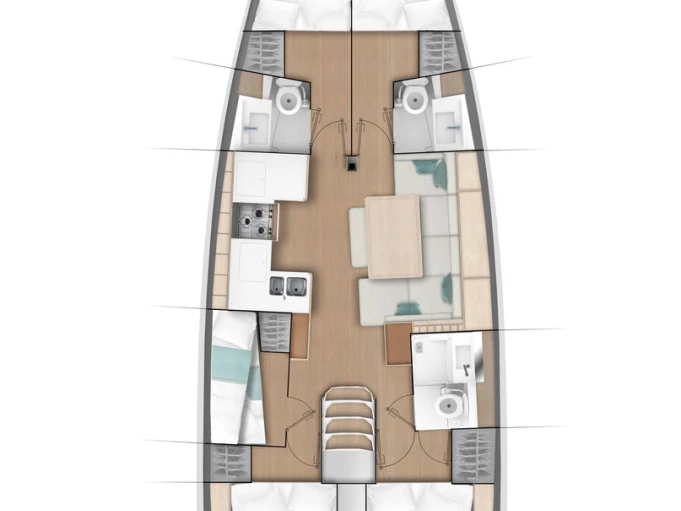 Jachthuur in Fethiye - Jeanneau Sun Odyssey 490 via SamBoat