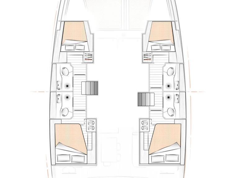Huur Catamaran met of zonder schipper Excess in Komolac