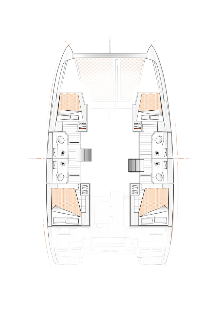 Huur Catamaran met of zonder schipper Excess in Komolac