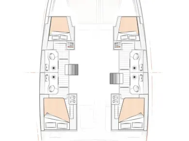 Huur Catamaran met of zonder schipper Excess in Komolac