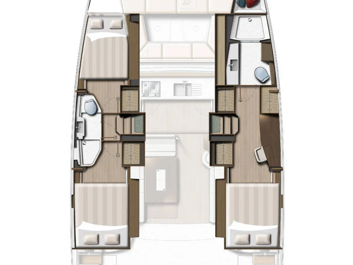 Catamaran te huur in Kaštela voor de beste prijs