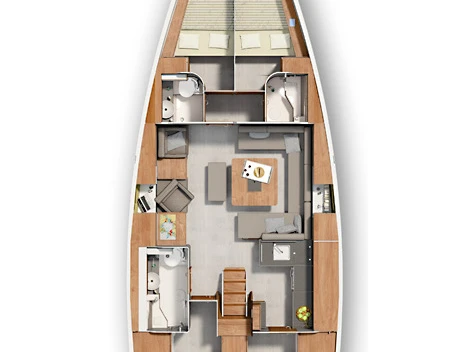 Huur Zeilboot met of zonder schipper Hanse in Kaštela