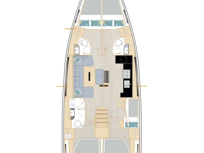 Hanse Hanse 510 te huur van particulier of professional in Kaštela
