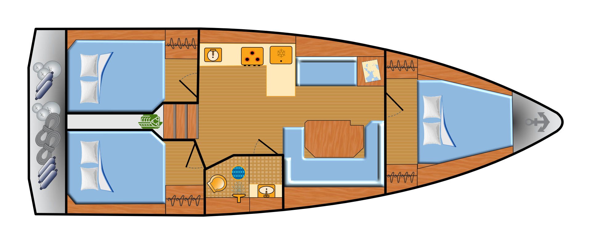 Verhuur Zeilboot in Palma de Mallorca - Bavaria Bavaria C38