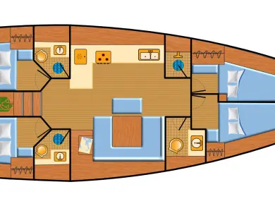 Huur Zeilboot met of zonder schipper Bavaria in Palma de Mallorca