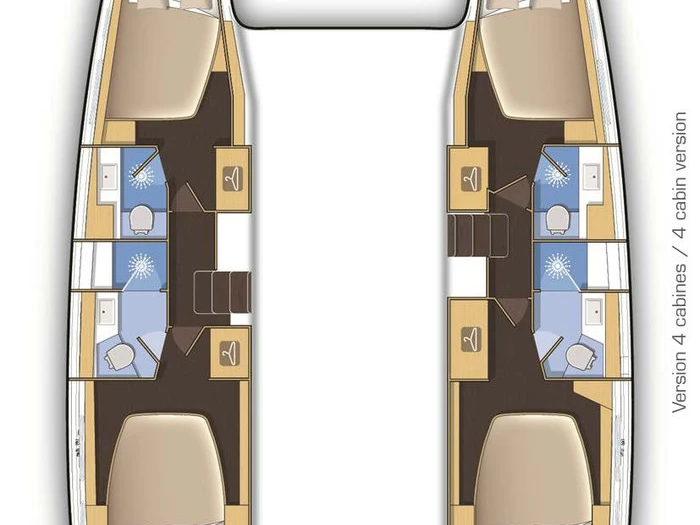 Verhuur Catamaran in Salamína - Lagoon Lagoon 42