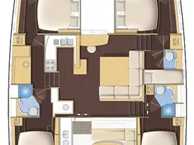 Verhuur Catamaran Lagoon met vaarbewijs