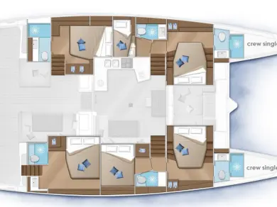 Jachthuur in Álimos - Lagoon Lagoon 52 via SamBoat