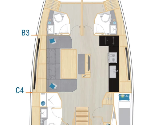 Jachthuur in Fethiye - Hanse Hanse 460 via SamBoat