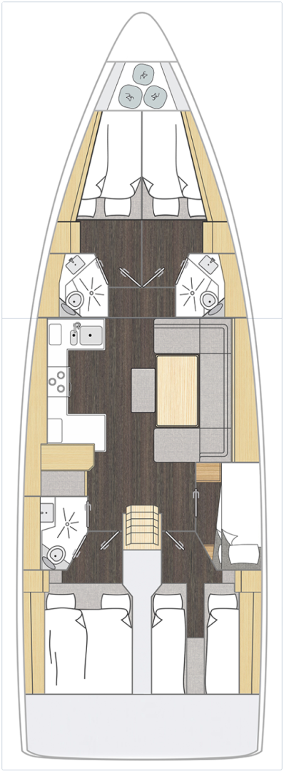 Jachthuur in Šibenik - Bavaria Bavaria C46 via SamBoat