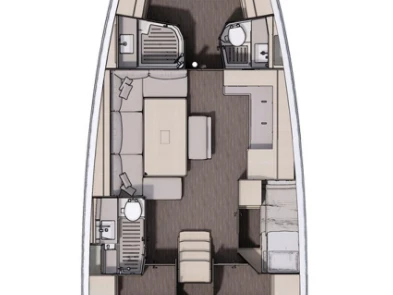 Verhuur Zeilboot Dufour met vaarbewijs