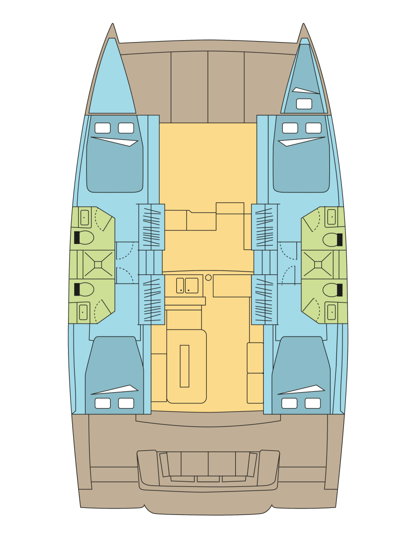 Verhuur Catamaran Bali met vaarbewijs