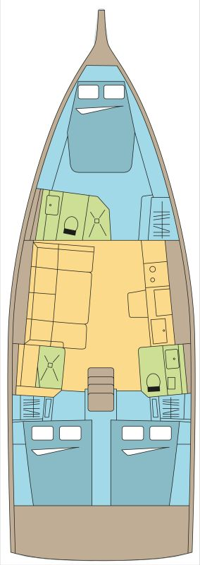 Dufour Dufour 41 te huur van particulier of professional in Jolly Harbour