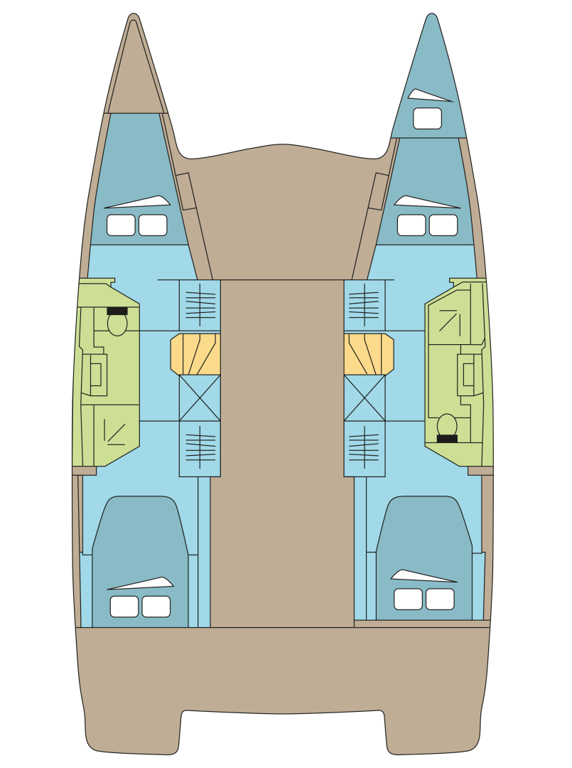 Huur Catamaran met of zonder schipper Fountaine Pajot in Parham Town