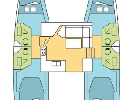 Fountaine Pajot Lucia 40 te huur van particulier of professional in Le Marin