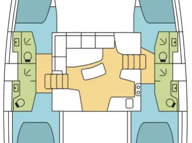 Verhuur Catamaran Lagoon met vaarbewijs