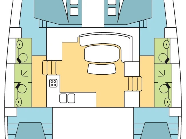 Verhuur Catamaran Lagoon met vaarbewijs