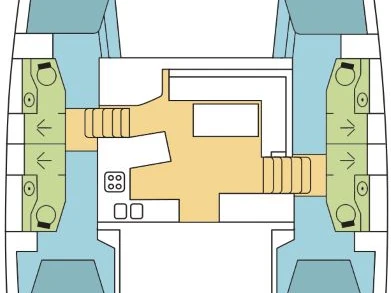 Bootverhuur La Paz goedkoop Lagoon 450 F