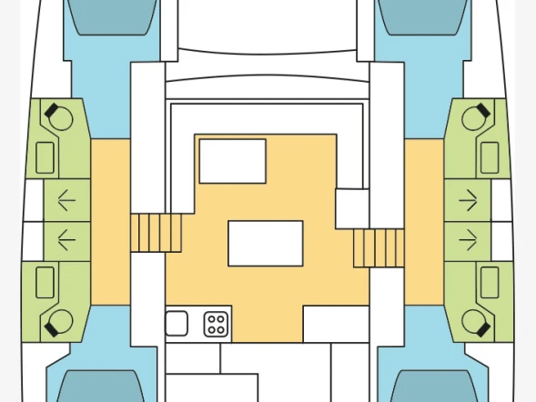 Huur een Lagoon Lagoon 50 in Airlie Beach