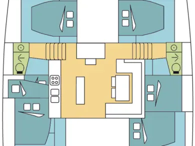 Huur een Lagoon Lagoon 52 F in Olbia