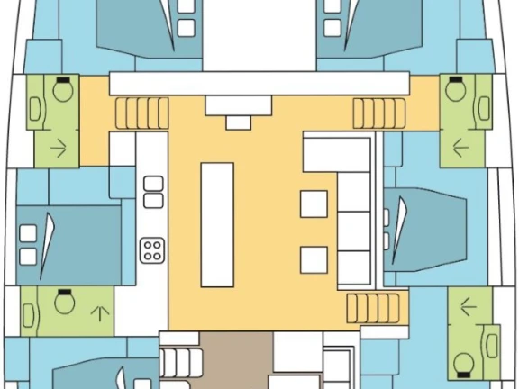 Verhuur Catamaran in Mai Khao - Lagoon Lagoon 620