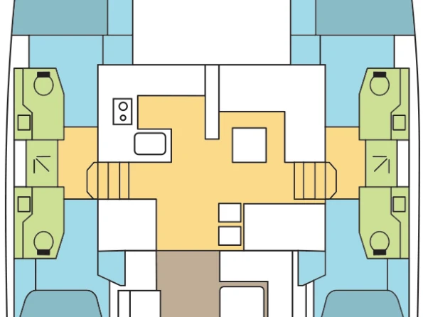 Huur een Nautitech Nautitech 46 Fly in Le Marin