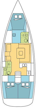 Jeanneau Sun Odyssey 439 te huur van particulier of professional in Raiatea Island